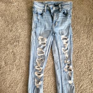 American Eagle high rise jeans